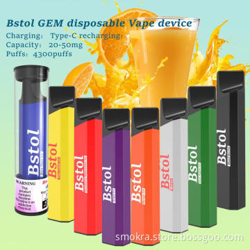 Bstol GEM Disposable Vape Kit 4300 Puffs 650mAh